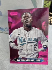 2024 Topps Stadium Club - Jazz Chisholm #186 Pink Foil