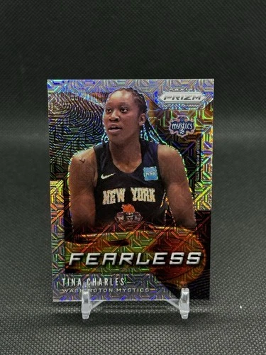 Tina Charles 2020 Panini Prizm WNBA Fearless Mojo #15 /25