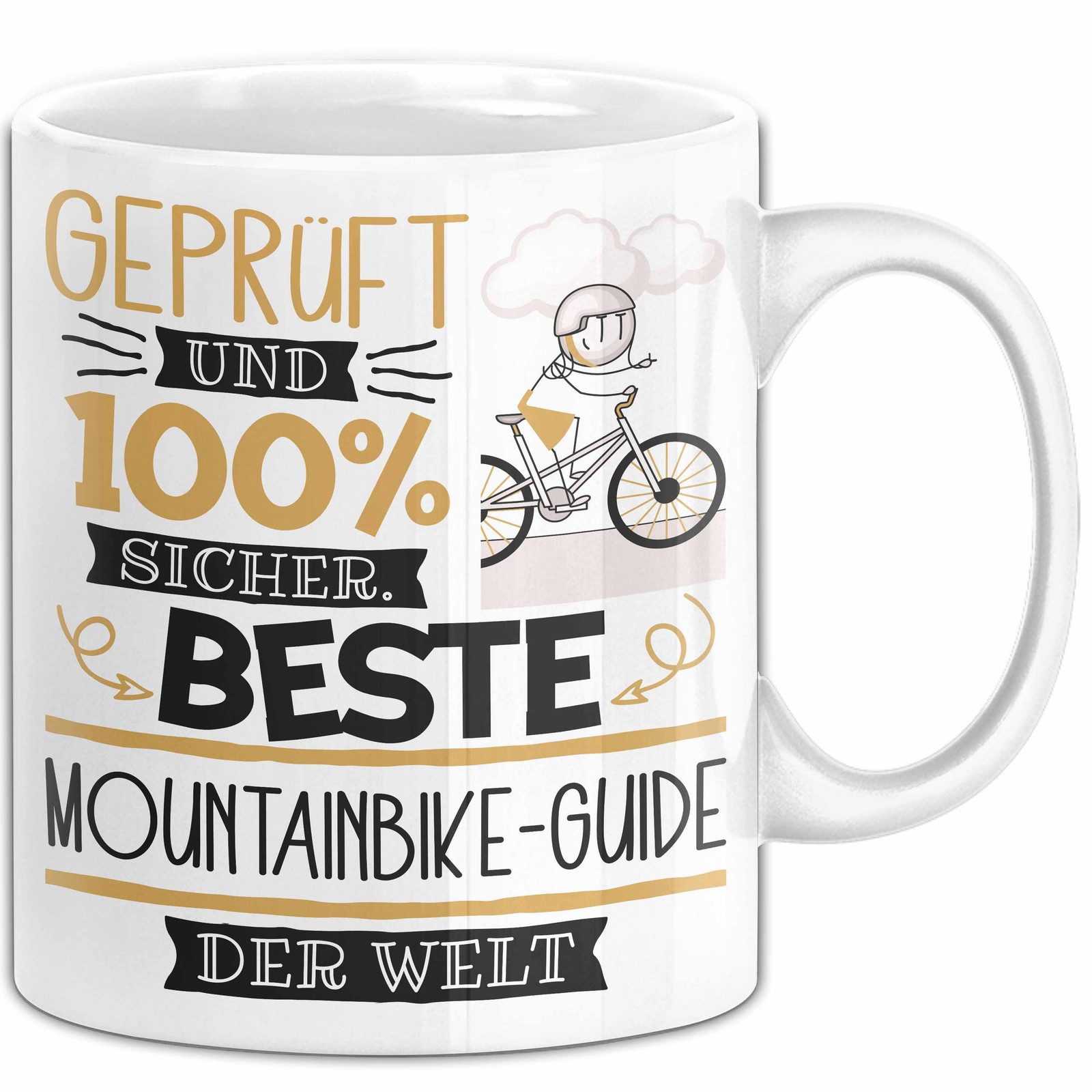 Migliore Guida Mountain Bike Del Mondo Tazza Regalo per Una Guida Mountain Bike Gep