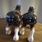 Vintage Pair Clydesdale Porcelain Horse Statues — photo 7