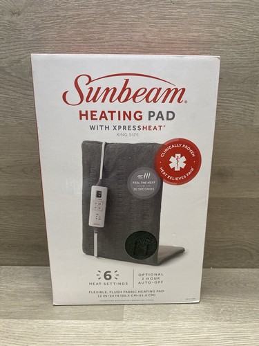 Sunbeam 2101069 Electric Heating Pad - Gray