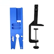 Bench Pin Clamp Set V-Slot C-Clamp for Workbench Metal Jewelry Making Tool