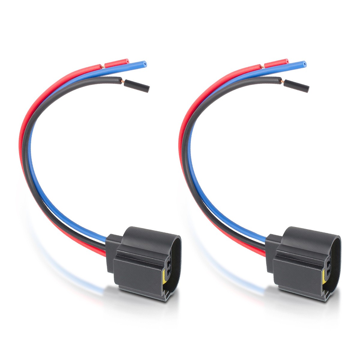 Wire Pigtail Female P 9008 H13 Two Harness Head Light Bulb Socket