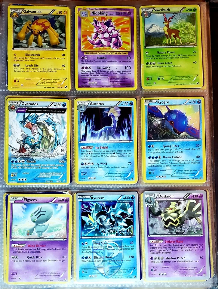 Лот из 230 + карт Pokemon редкие и голографические редкие винтажные и современные долгоиграющие пластинки HP - Изображение 2 из 4