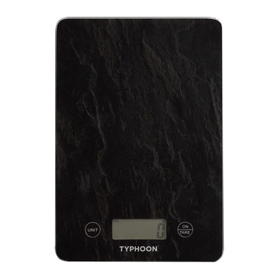 Typhoon Digital Kitchen Scale 5kg Capacity - Slate Effect - Precise Weighing