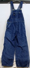 Oshkosh B'gosh VTG Men's Overalls 1980s Blue Denim sz 36 Vestbak Union Made USA