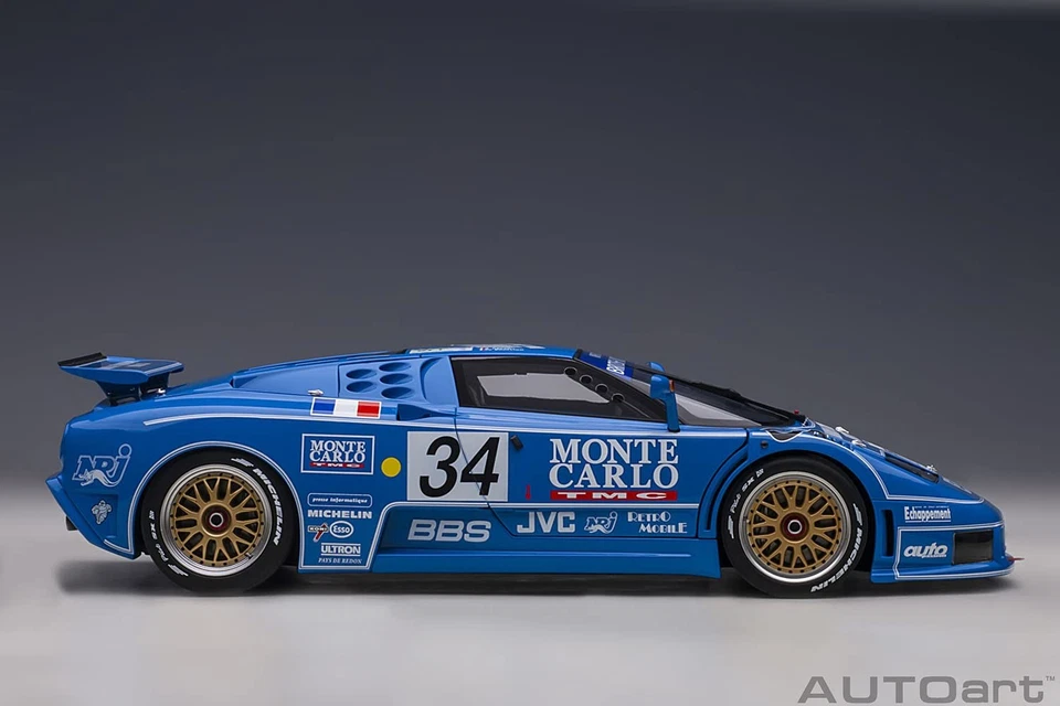 AUTOart 1/18 Bugatti EB110 SS 1994 34 Le Mans 24 Hours Race 89417 one size - Image 4 of 4