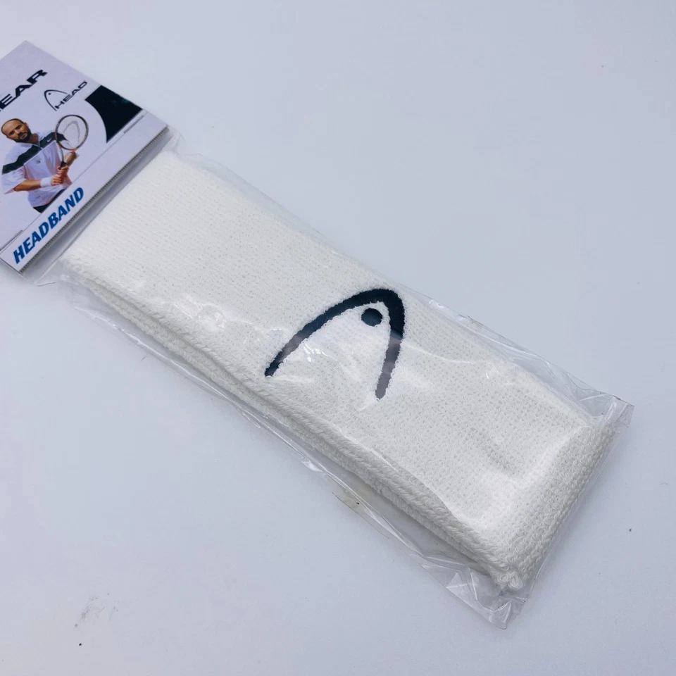 Vintage Head Andre Agassi Headband Sweatband Tennis 90s Y2K - Image 3 of 4