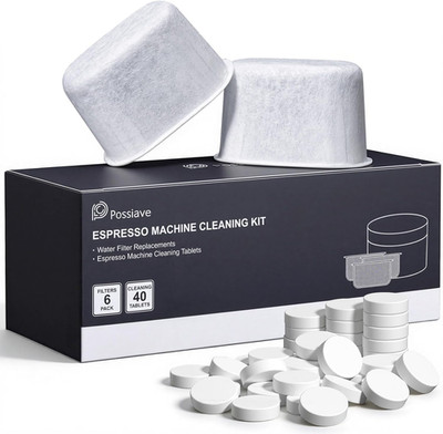 Espresso Cleaning Kits for Breville Machines, Includes 40 Cleaning Tablets and 6