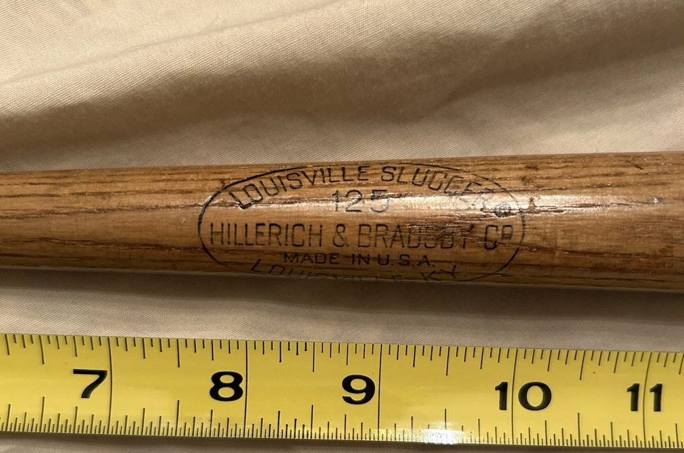 Vintage Mini Baseball Bat 16 H&B Cardinals Stan Musial Autographed Signed No COA - Image 4 of 4
