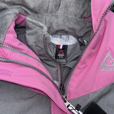 NWT Gerry Girls 3 In 1 Jacket Pink Gray Size 7/8 Inner Fleece