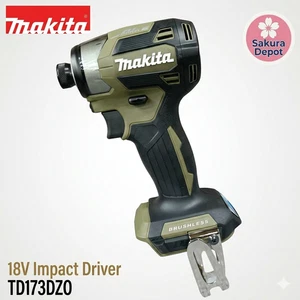 Makita TD173DZ Conducteur d'impact TD173DZO olive 18V 1/4" Corps d'outils seulement Japon Nouveau