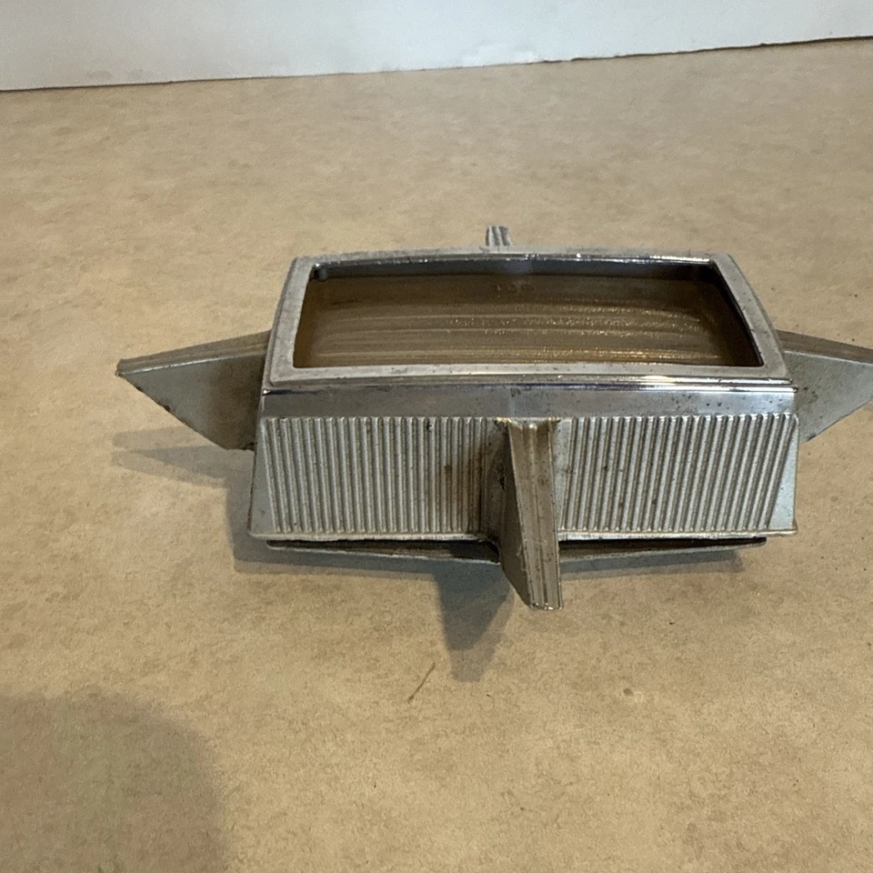 1966 Ford Galaxie back up light assembly - housing - glass lens and backplate - Image 3 of 4