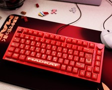 MADKAT Red Mechanical Gaming Keyboard By Rubius