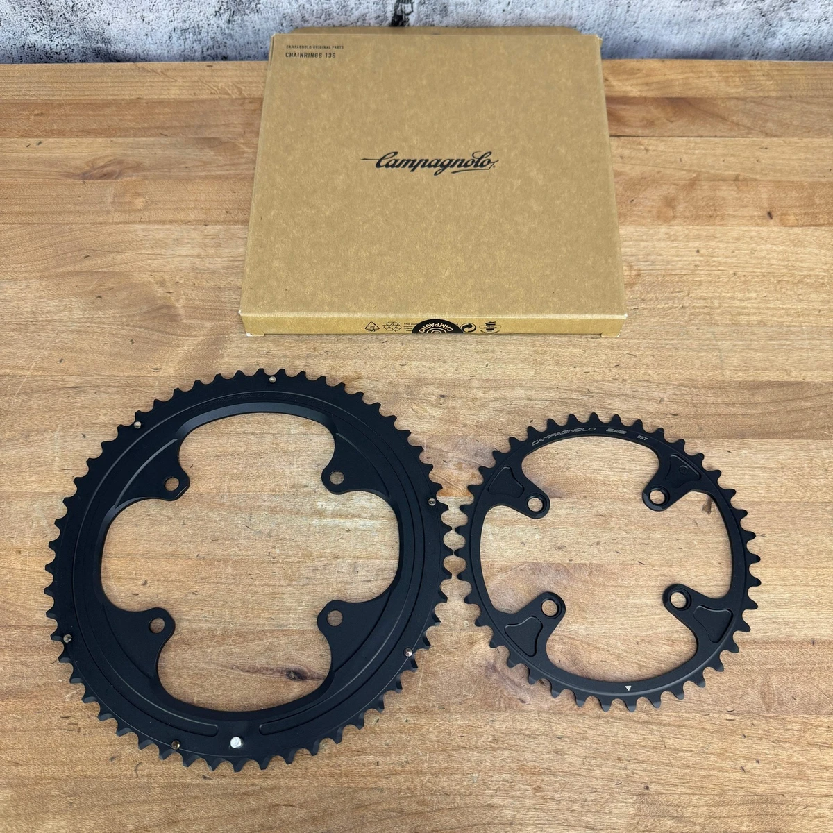 Grand Plateau Campagnolo Super Record 11 Vitesses – 54-42 Dents – BCD 145 Mm – Pour Vélo De Route