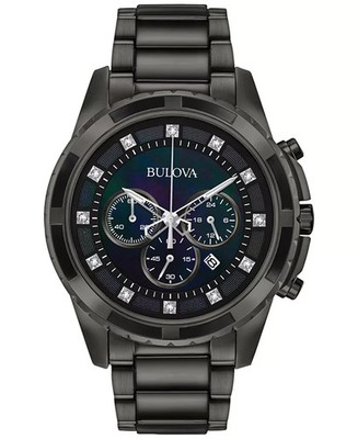 Bulova Men's Classic Chronograph Quartz Gray Watch 44MM 98D133