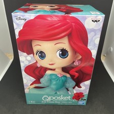 Image of Q posket Disney Characters Ariel Princess Dress Figure Glitter Qposket Line