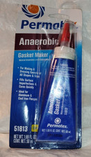 Permatex 51813 Anaerobic Gasket Maker, 50 ml Tube , Red