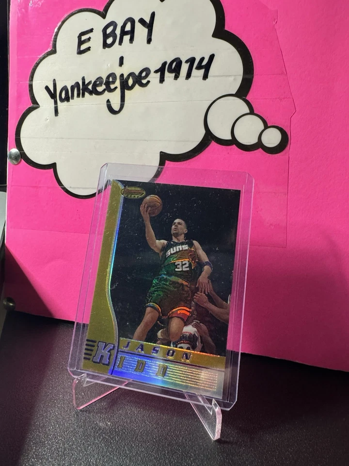 1996-97 Bowman's best Jason Kidd #79 refractor suns (has surface imperfections) - Image 2 of 4