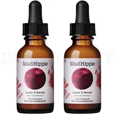 Mad Hippie Vitamin A  Super A Serum 1.02 fl oz 30 ml Each (Pack of 2) Sealed