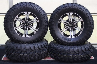 SPORTSMAN 550 27'' KLEVER 8 Ply RADIAL ATV TIRE 14'' VIPER M/B WHEEL KIT POL1CA