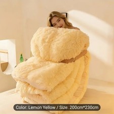 Sherpa Flannel Fleece Blanket Heavy Winter Throw For Bed Sofa Extra Warm Blanket