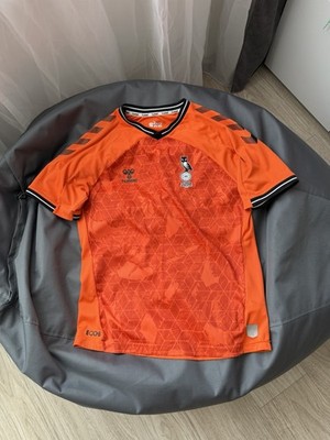 OLDHAM ATHLETIC FOOTBALL SHIRT 2021-2022 HUMMEL SIZE L