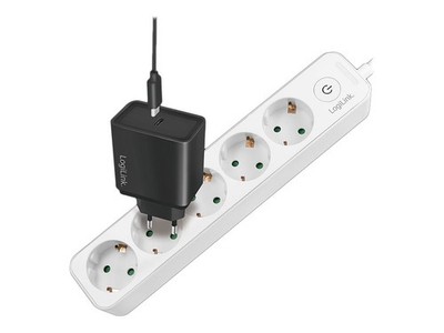 LogiLink LPS246 1.5m Internal Type F Type F (CEE 7/4) IP20 1.5mm² Socket Outlet