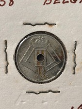 lot of belgium 1938/1939 5/10/25 cents