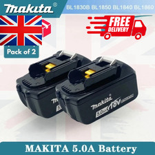 Batteria originale Makita BL1850 18V 5.0Ah Li-Ion LXT 5AH Star Battery BL1850B UK