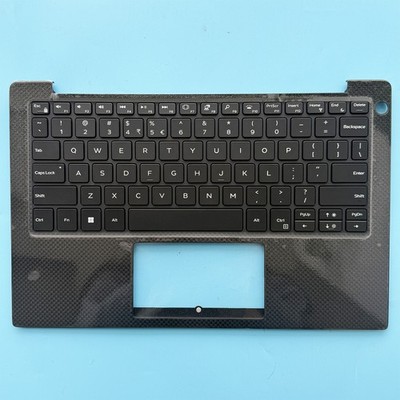 New For Dell XPS 13 9370 9380 7390 Black Palmrest Keyboard Backlit 0KPRW0 KPRW0