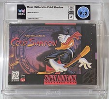 Maui Mallard Cold Shadow Super Nintendo SNES Disney Sealed New WATA 9.2 A
