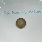 1896 Morgan Silver Dollar $1 Silver Business Strike Circulated Uncertified
