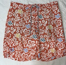 Tommy Bahama Relax Hawaiian Floral Swim Trunks Size Large