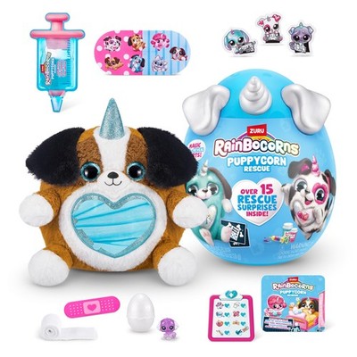 Puppycorn Rescue Surprise, Schäferhund, über 12 Überraschungen, Plüschtier zu...