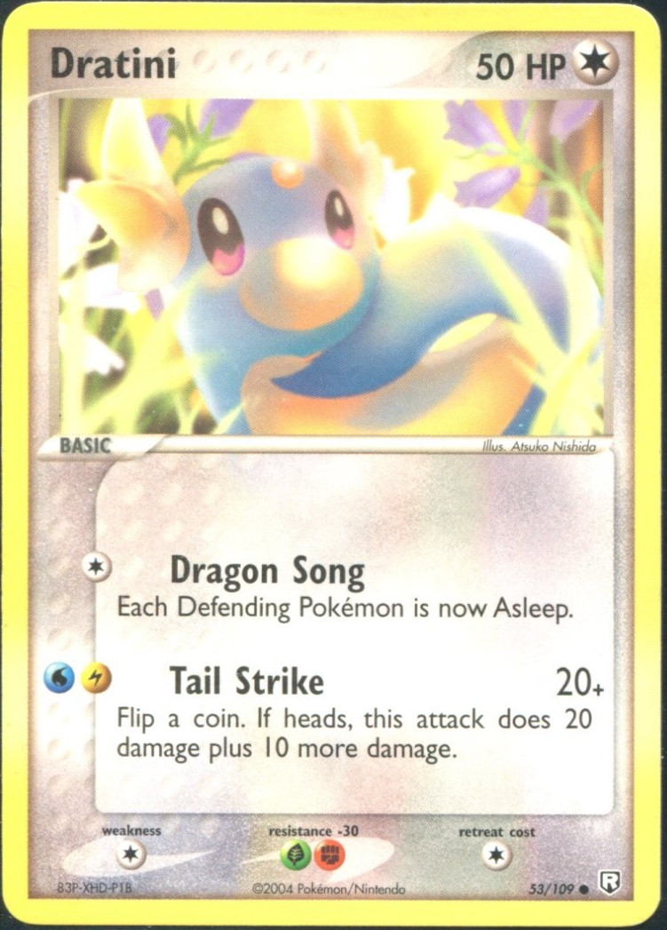 Dratini 53/109 Common Team Rocket Returns Pokémon Card NM