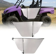 Silvery Aluminium+Steel Powder Coated Full Door For Kawasaki Teryx 750 08-13