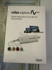 Elgato USB Analog Video Capture Device Mac PC, iPad, iPhone Sealed 