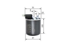 BOSCH Leitungsfilter F 026 402 836 F026402836 N2836