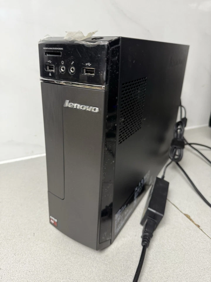 Lenovo H30-05 small tower pc AMD A8 1Tb HDD with windows 10 Locked Needs Restore - Image 2 of 4