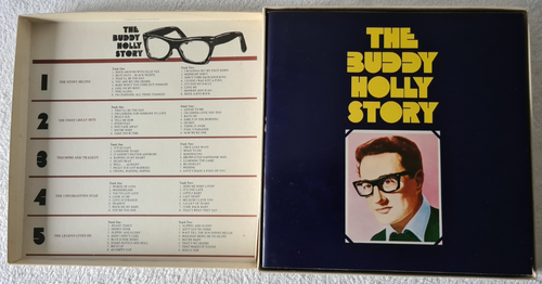THE BUDDY HOLLY STORY - 5 X CASSETTE BOX SET - 1975 -TC-CSM 301/302/303/304/305 - Picture 2 of 6