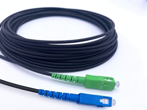 ® - Câble fibre optique en acier blindé compatible Freebox adapté pour intérieur et a... - Photo 6/7
