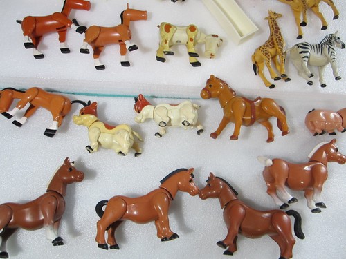 Vintage Pferde Playskool Fisher Price Abenteuer Safari Zebra Gorilla Giraffe - Bild 3 von 24