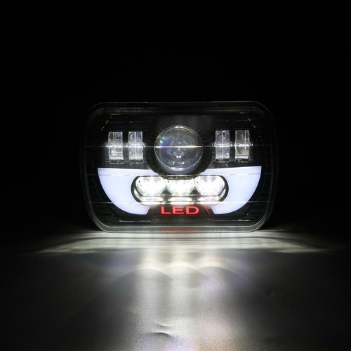 For International Harvester 9900 4700 4800 4900 8100 3800 7x6" 5X7 Led headlight - Picture 7 of 9