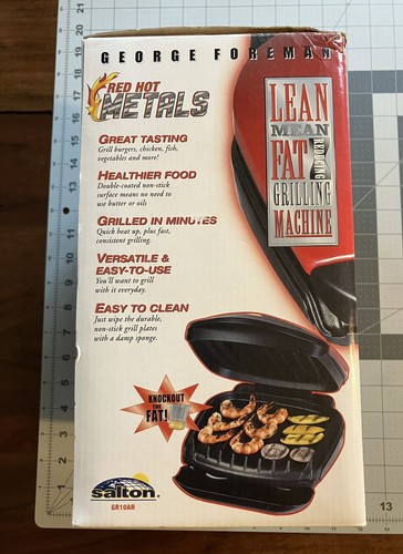 Sony PlayStation 2 Branded George Foreman Grill, early 2000s, NIB - Picture 4 of 15