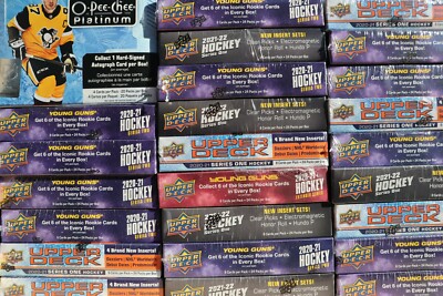 24-25 Upper Deck 30-Card Hockey Custom Pack Rookie Star RC Jersey/Auto - Hot!