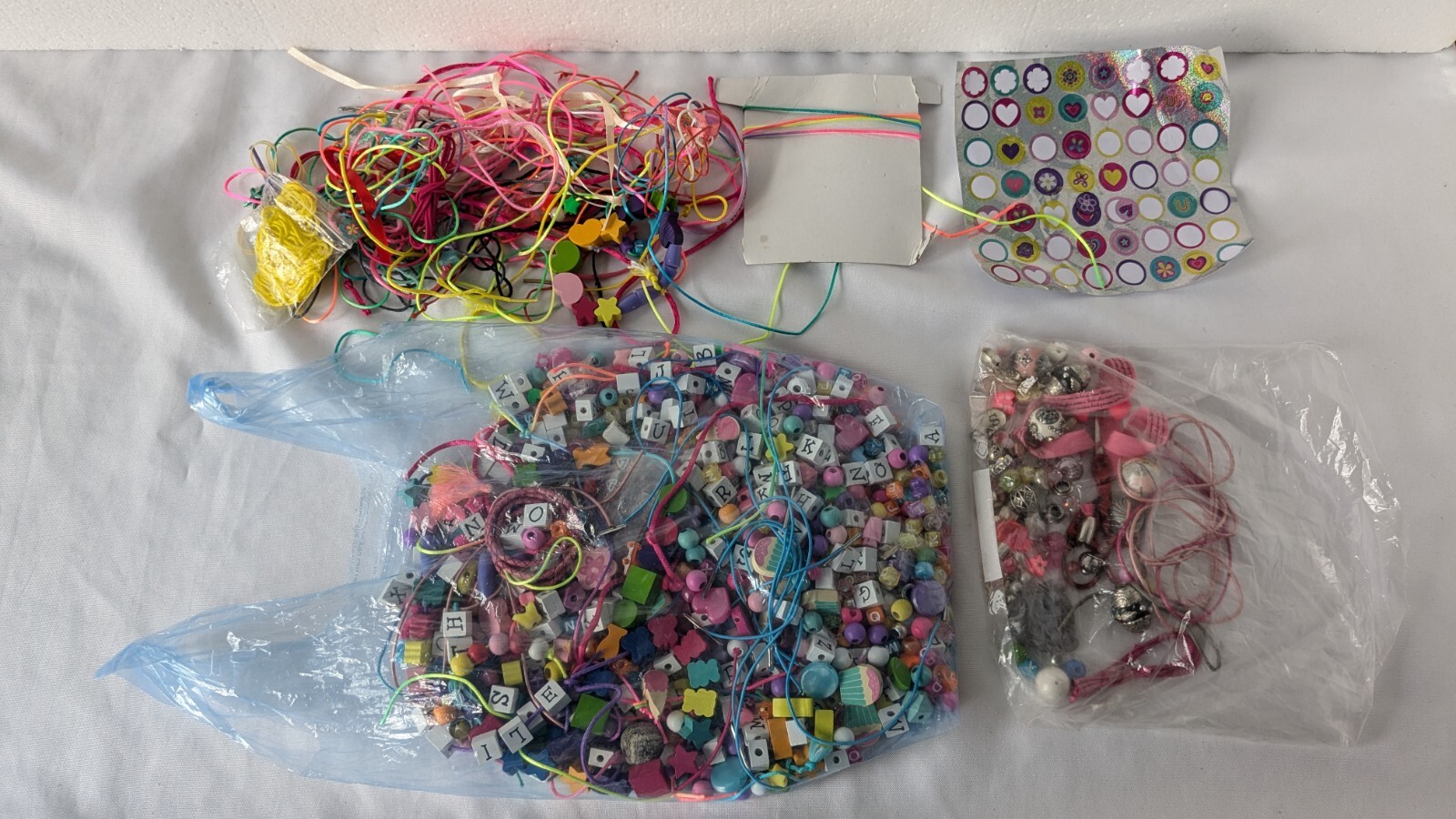 700g Assorted Friendship Bracelet Maker Craft Bead Bundle Y2K Festival Candy