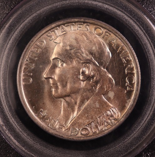 1937-P Boone Commemorative Half Dollar - PCGS MS66 - Gorgeous Golden Eye Appeal! - Picture 5 of 7