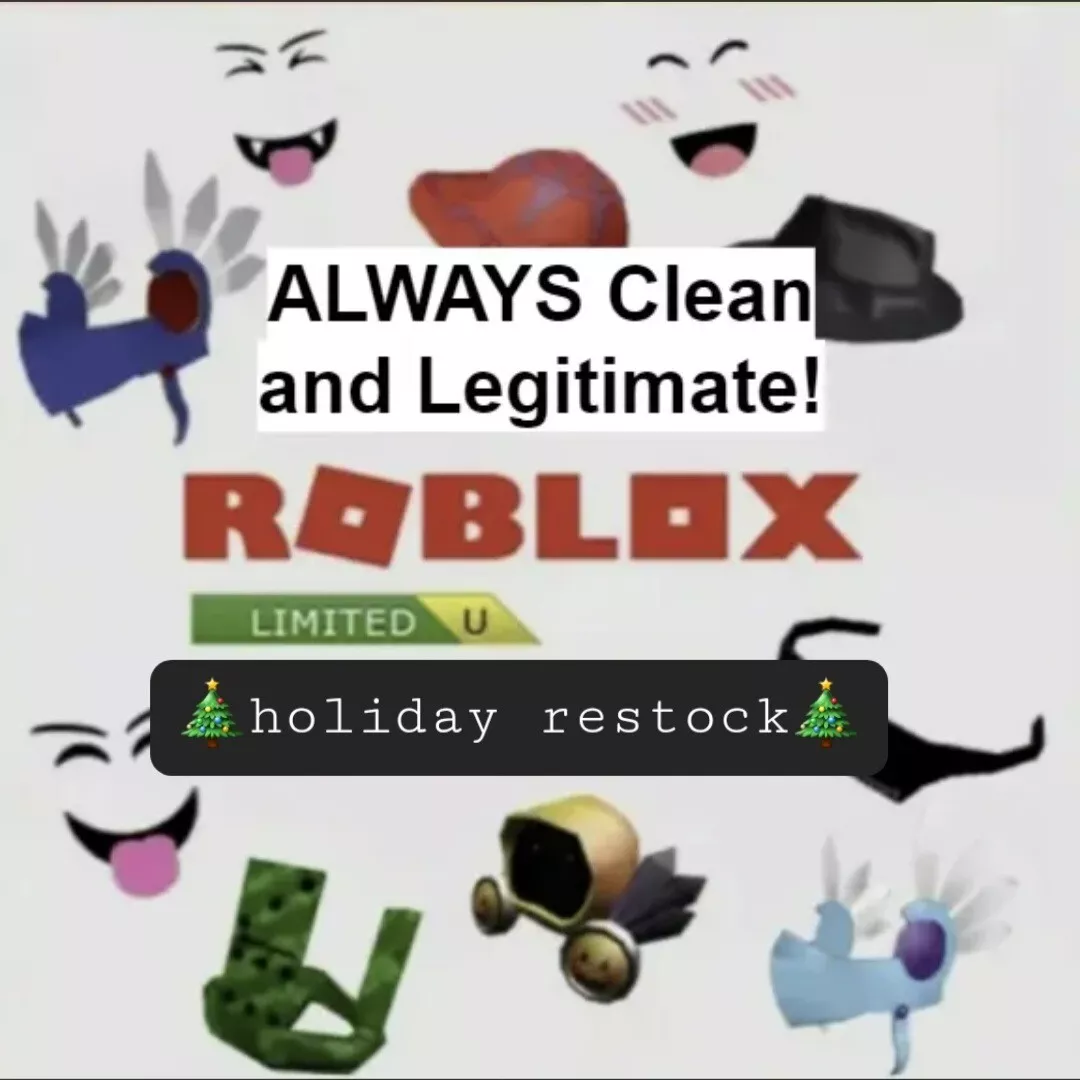 Roblox Limited Shop Card_Bros. Trustworthy, Cheap, Roblox! Holiday  Restock!!!