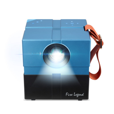 AOPEN Portable LED Projector HD 1280x720 135lm Mini-LED 1.4 Throw Ratio Blue